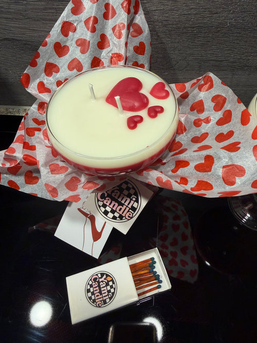 Red Kiss Candle